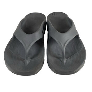 Oofos OOriginal Flip Flop Thong Slip On Recovery Sandals Mens 11 Womens 13 Gray